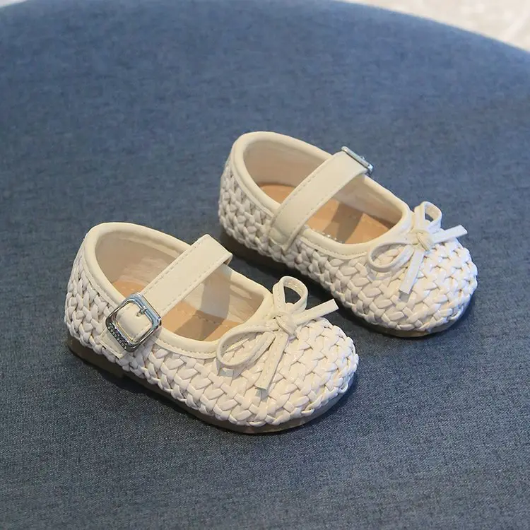 2025 New Autum Baby Princess Shoes Soft Sole Non-Slip Girls' Small Leather Shoes Baby Shoes 1--3 Years Old Toddler Shoes