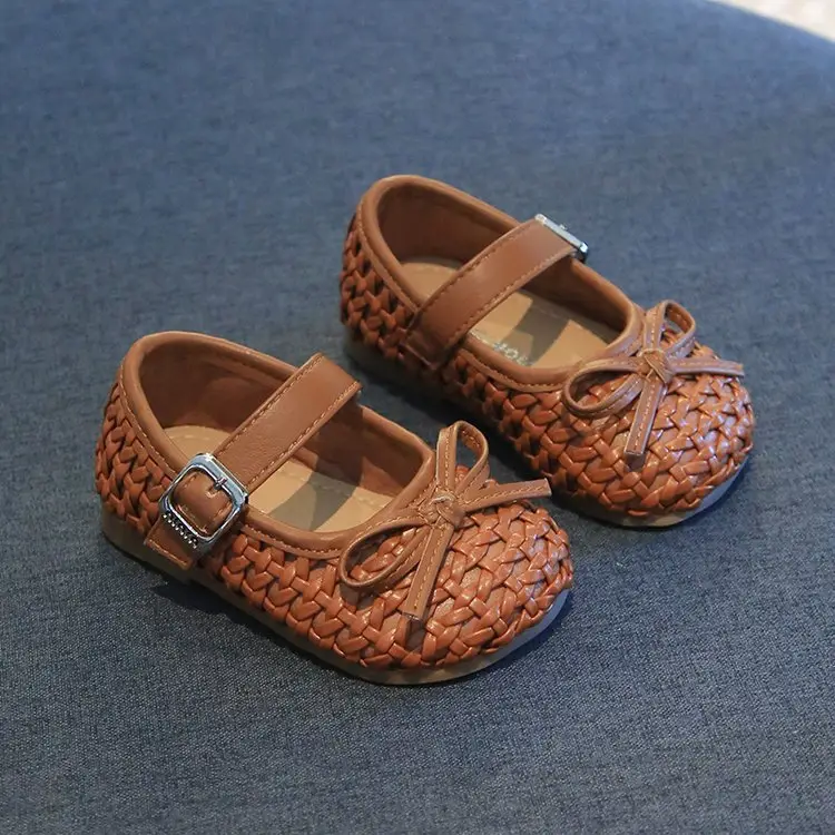 2025 New Autum Baby Princess Shoes Soft Sole Non-Slip Girls' Small Leather Shoes Baby Shoes 1--3 Years Old Toddler Shoes - Image 2