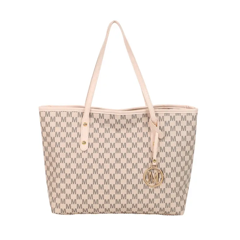 Women's Printed Large Travel Bag with Gold Logo - Image 9