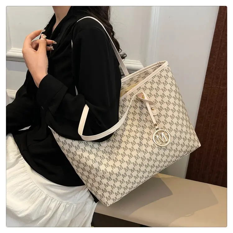 Women's Printed Large Travel Bag with Gold Logo — feature 16