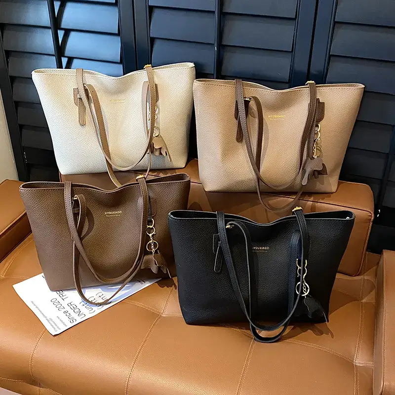 Women's Contrasting Color Tote Bag 2025