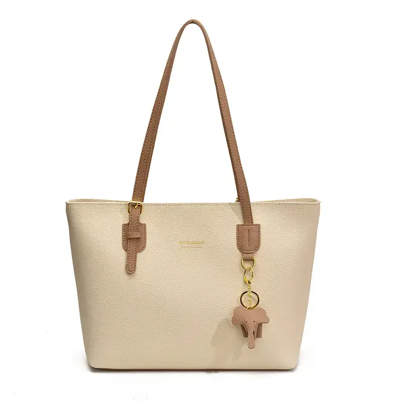 Women's Contrasting Color Tote Bag 2025