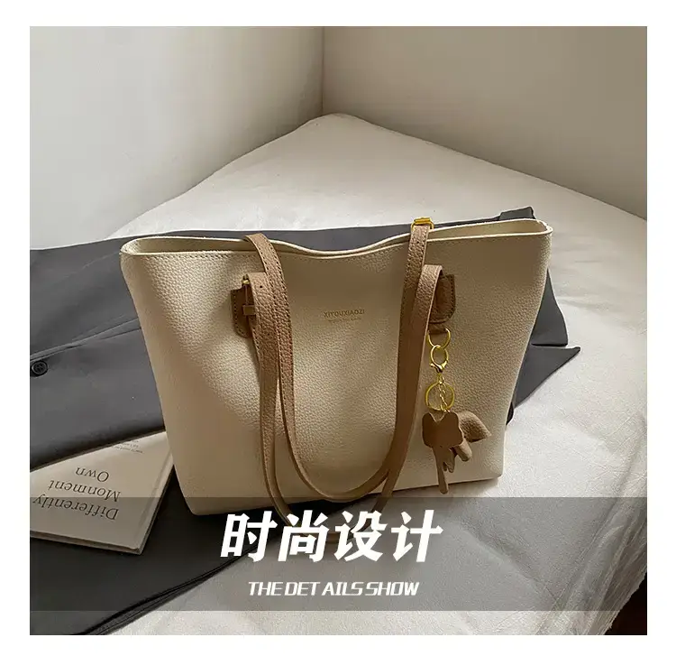 Women's Contrasting Color Tote Bag 2025 — feature 12
