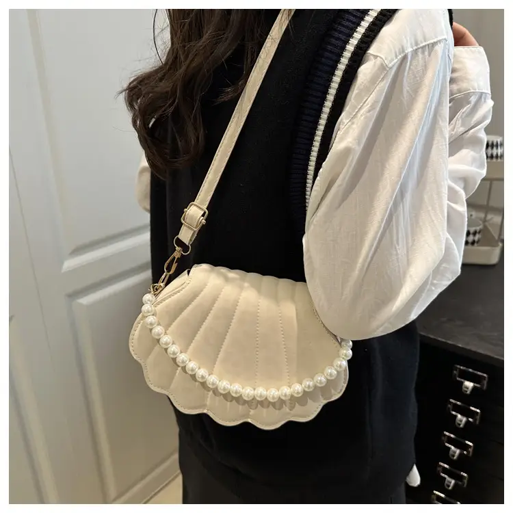 Korean Style Pearl Shell Crossbody Bag for Women — feature 10