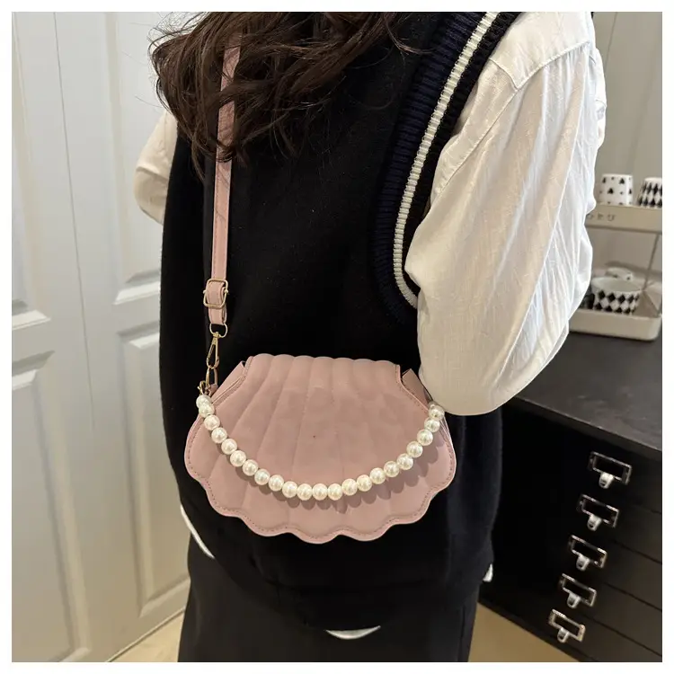 Korean Style Pearl Shell Crossbody Bag for Women — feature 15