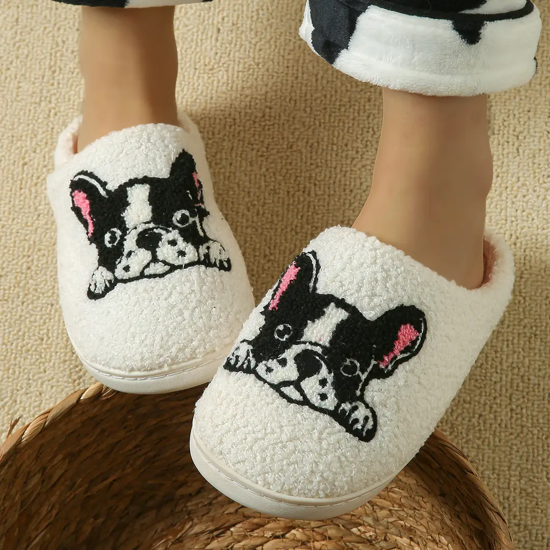 Factory Direct Supply Cross-Border Dachshund Cotton Slippers Home Cartoon Cotton Slippers Home Slippers Room Home Slippers