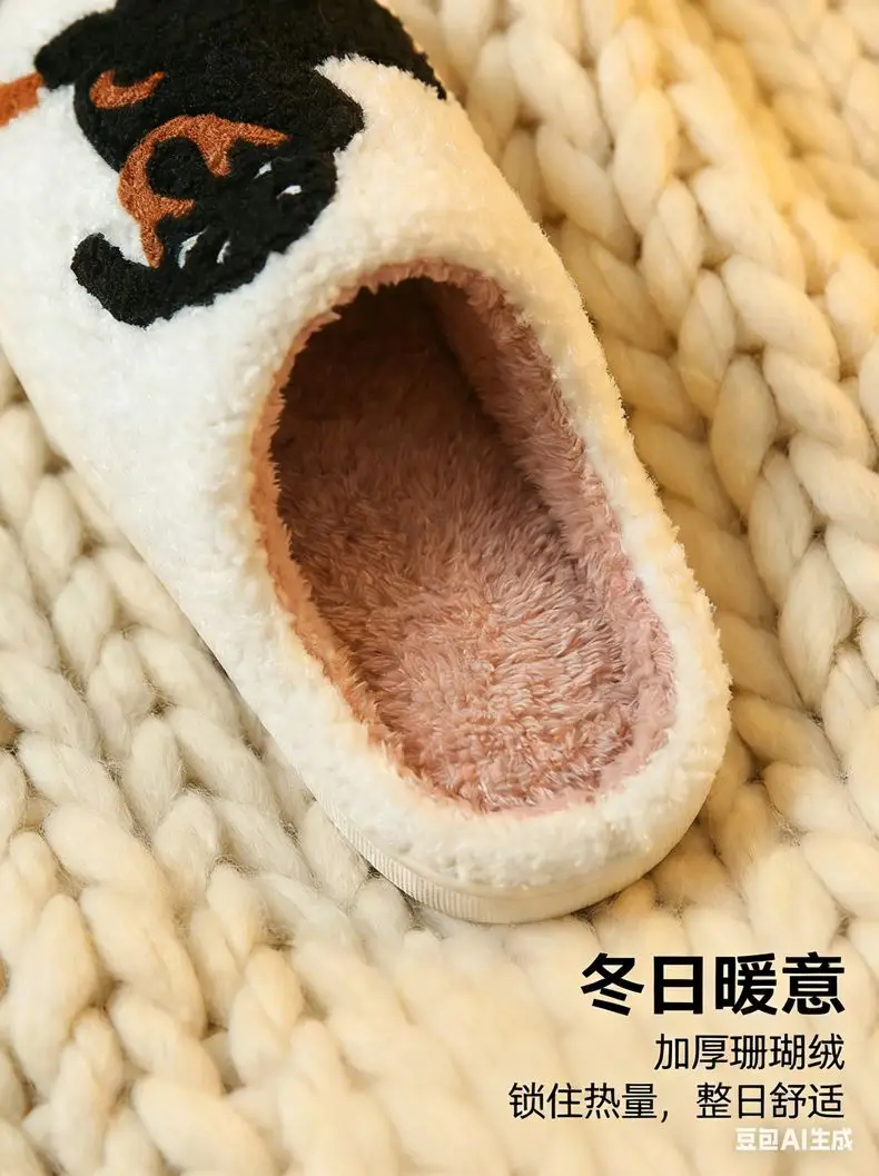 Factory Direct Supply Cross-Border Dachshund Cotton Slippers Home Cartoon Cotton Slippers Home Slippers Room Home Slippers — feature 11