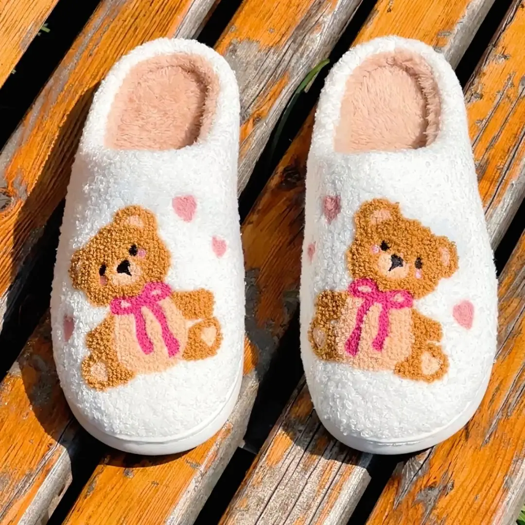 Factory Direct Supply Cross-Border Dachshund Cotton Slippers Home Cartoon Cotton Slippers Home Slippers Room Home Slippers