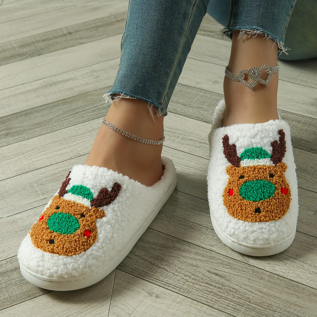 Factory Direct Supply Cross-Border Dachshund Cotton Slippers Home Cartoon Cotton Slippers Home Slippers Room Home Slippers