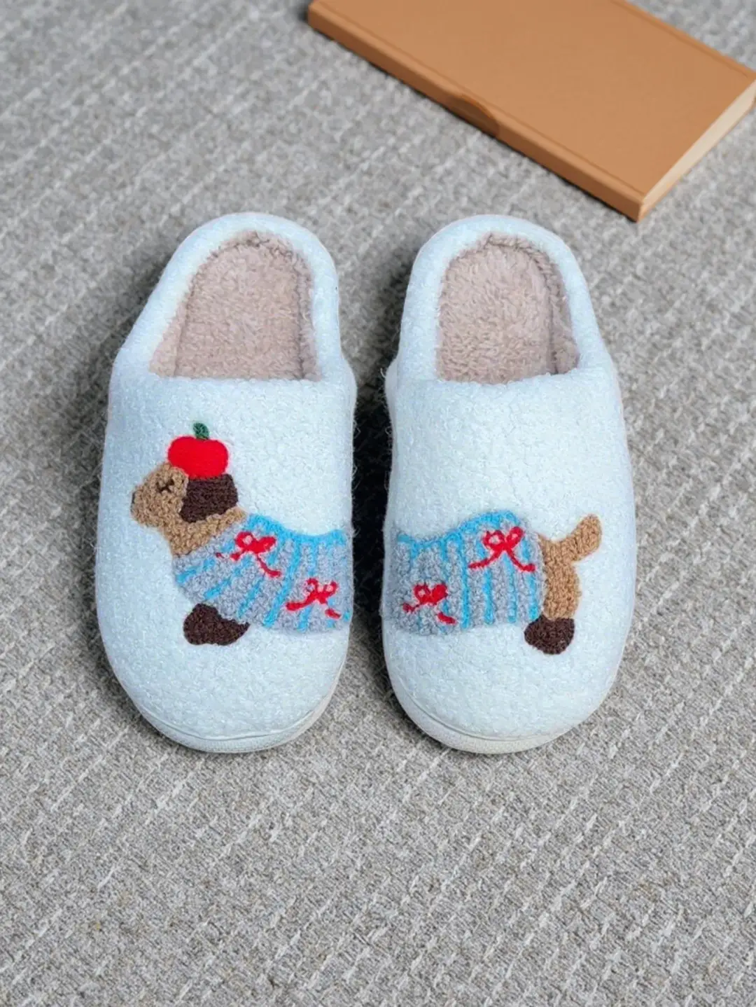 Factory Direct Supply Cross-Border Dachshund Cotton Slippers Home Cartoon Cotton Slippers Home Slippers Room Home Slippers