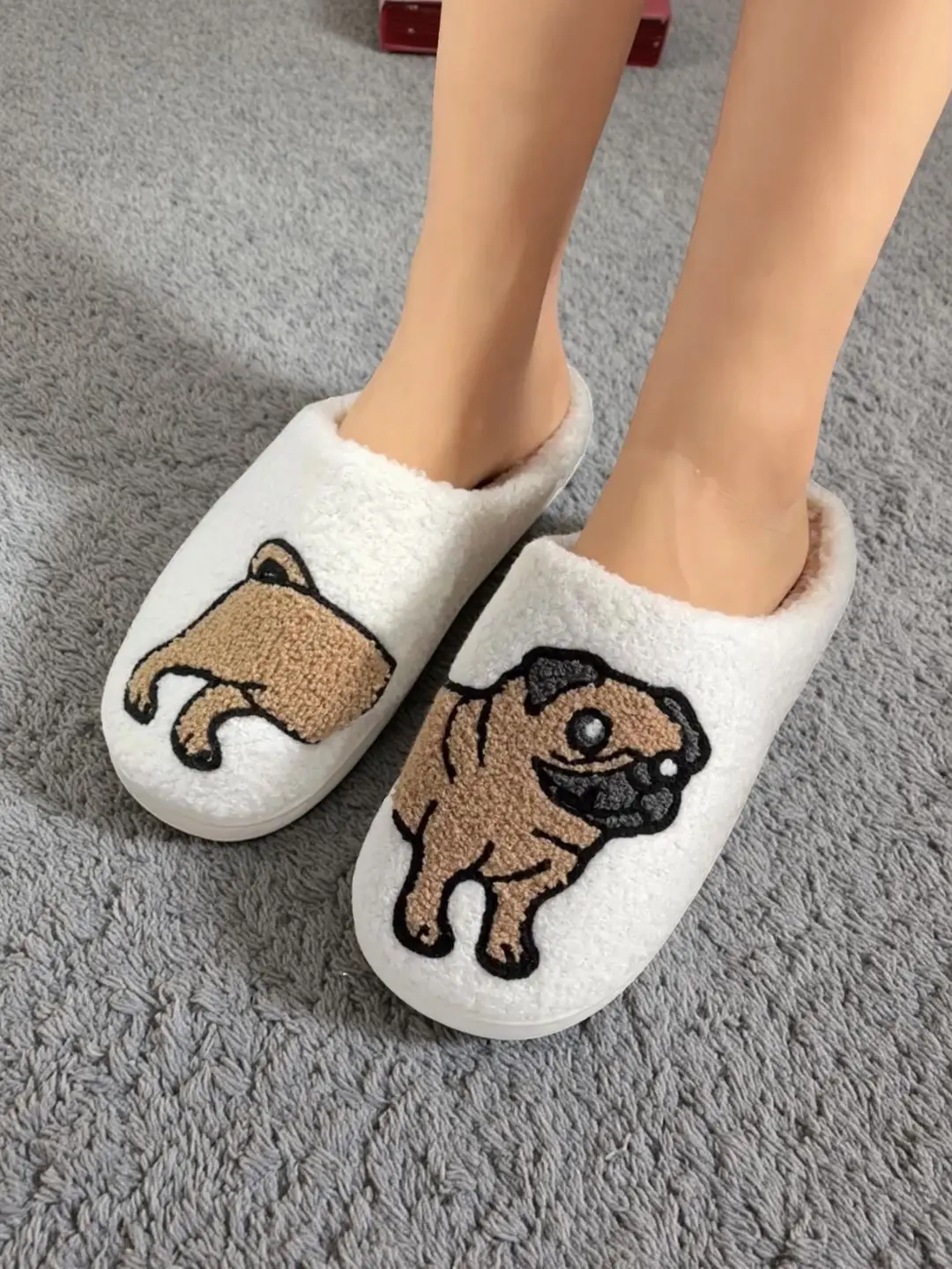 Factory Direct Supply Cross-Border Dachshund Cotton Slippers Home Cartoon Cotton Slippers Home Slippers Room Home Slippers