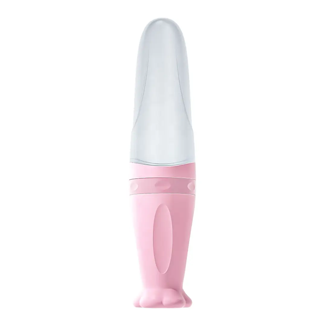 Baby Silicone Rice Cereal Bottle, Baby Food Bottle, Squeeze Spoon, Suction Cup Rice Cereal Feeder, Cross-Border Manufacturer Batch