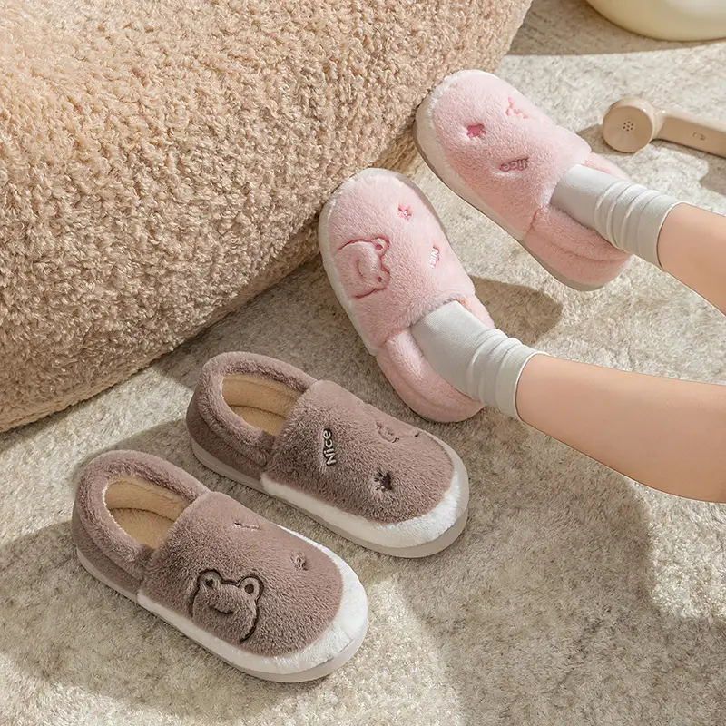 2025 Men Women Fleece Lined Winter Cotton Slippers - Image 8