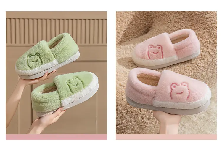2025 Men Women Fleece Lined Winter Cotton Slippers — feature 20