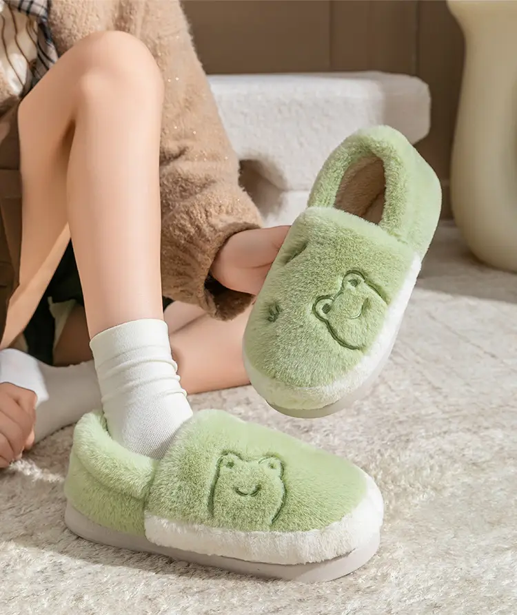 2025 Men Women Fleece Lined Winter Cotton Slippers — feature 7