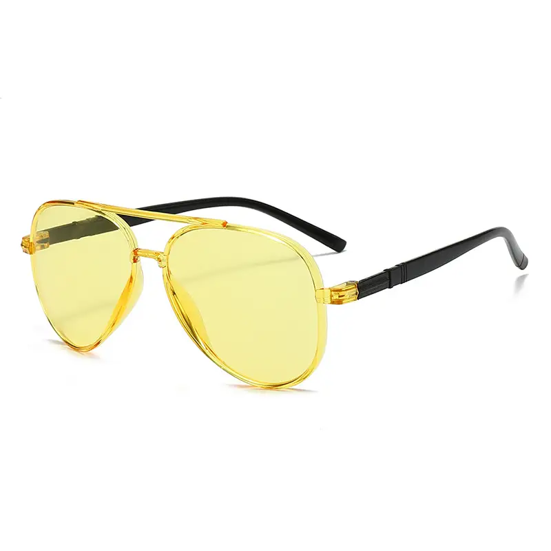 New Pilot Double-Beam Sunglasses European and American Cross-Border Women's High-End Men's Toad Sunglasses Anti-Uv Glasses - Image 9