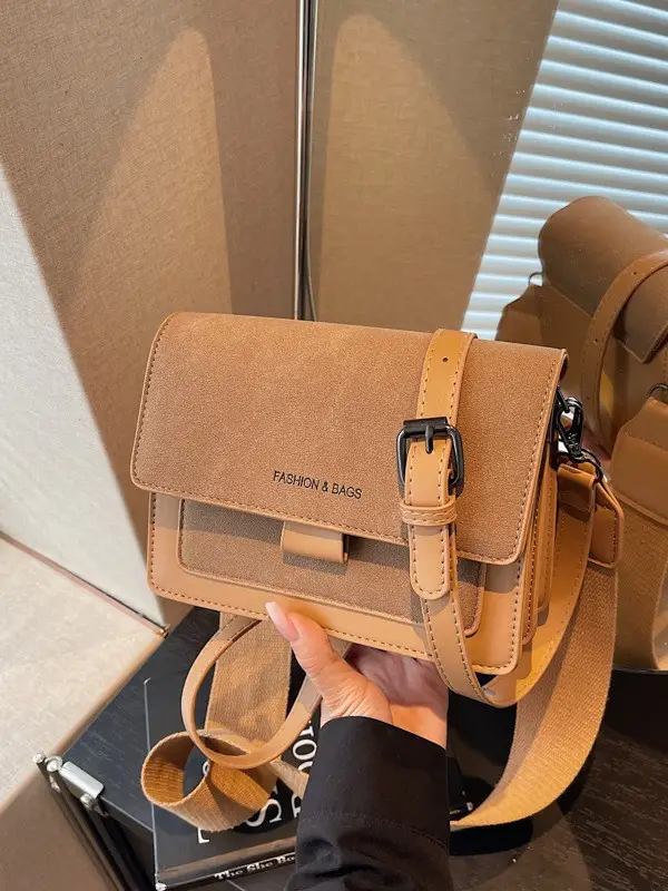 Women's Tan Leather Shoulder Crossbody Bag 2026