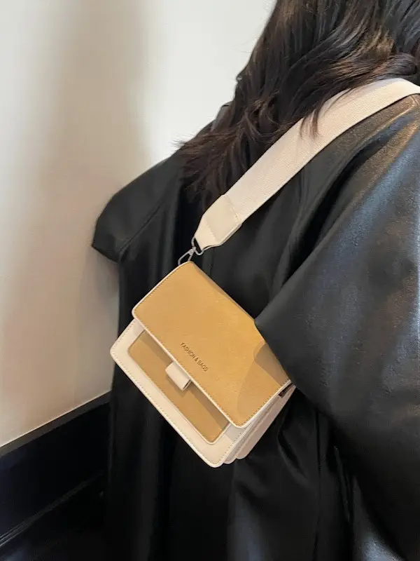 Women's Tan Leather Shoulder Crossbody Bag 2026