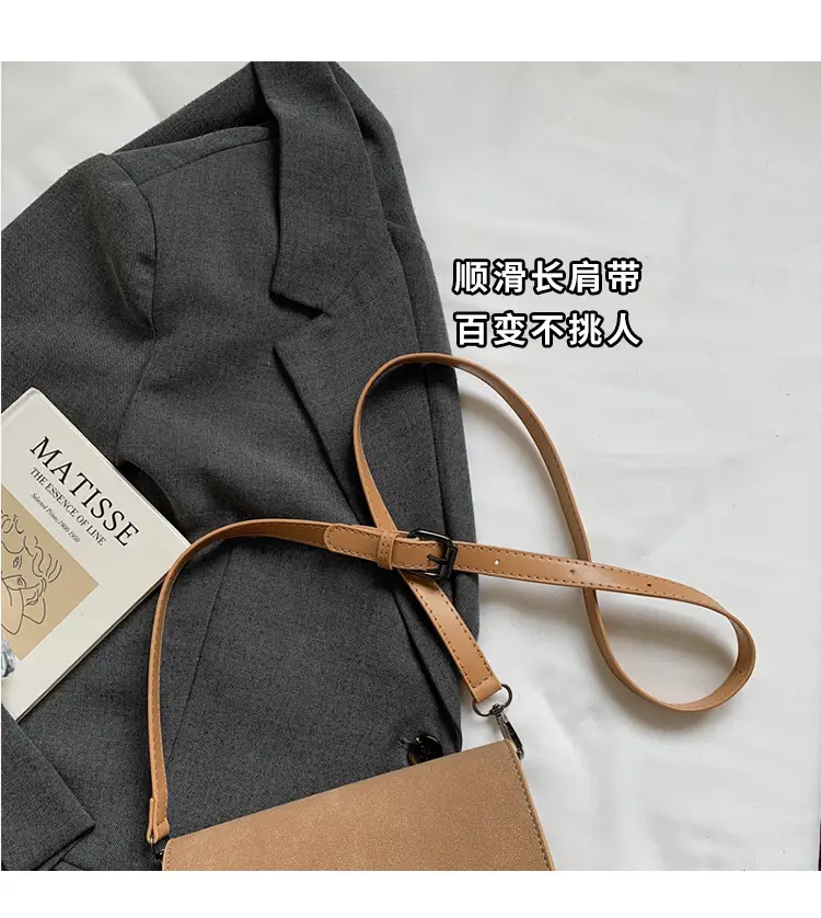 Women's Tan Leather Shoulder Crossbody Bag 2026 — feature 3
