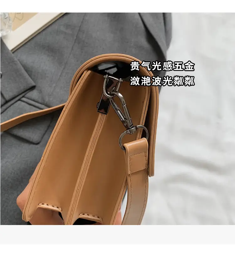 Women's Tan Leather Shoulder Crossbody Bag 2026 — feature 4