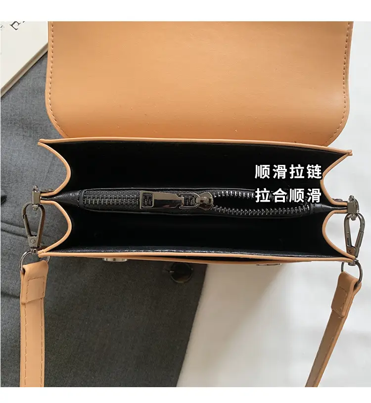 Women's Tan Leather Shoulder Crossbody Bag 2026 — feature 5