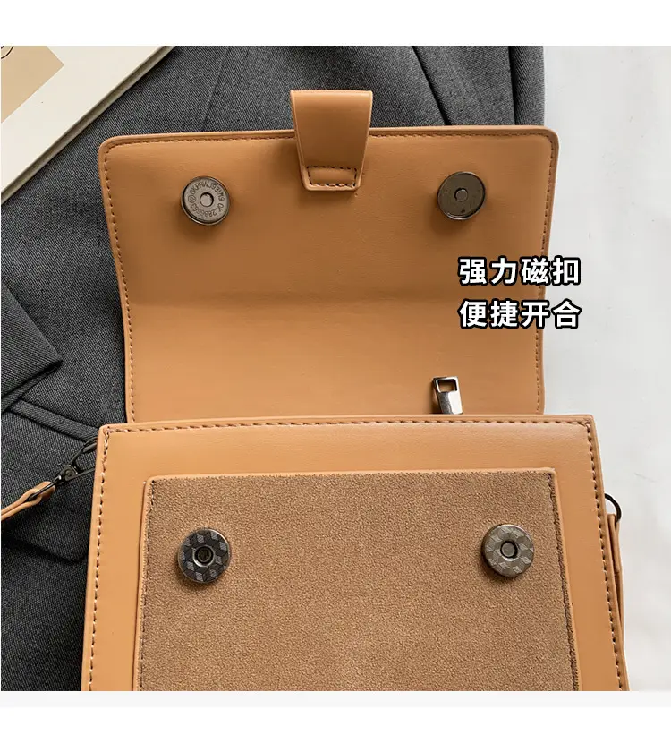 Women's Tan Leather Shoulder Crossbody Bag 2026 — feature 6