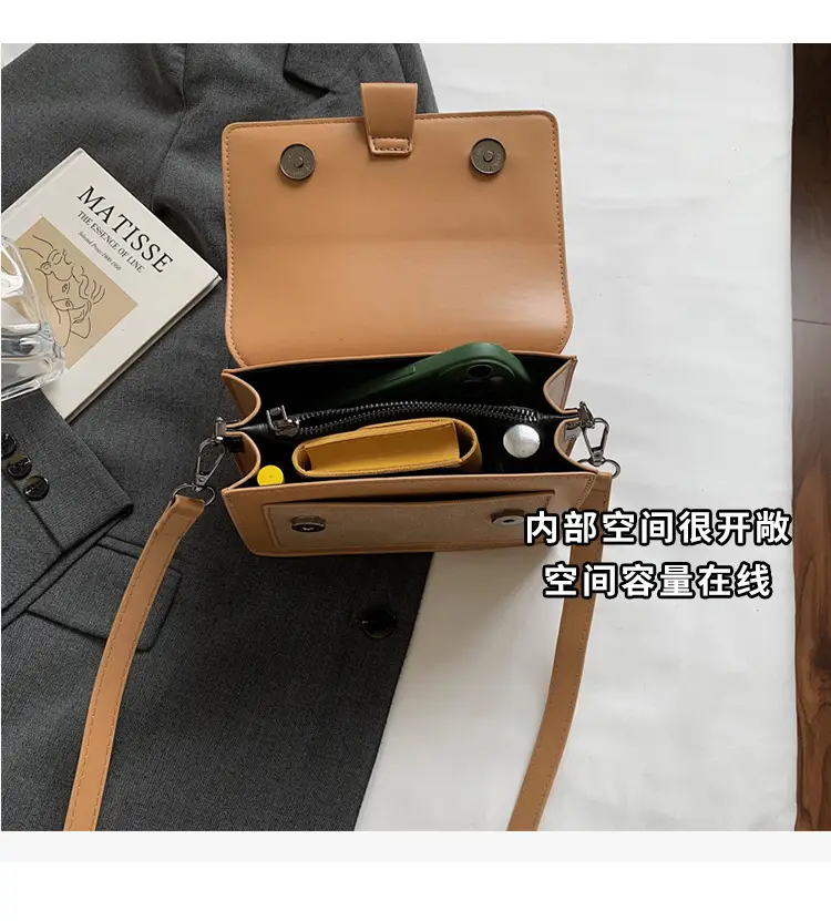 Women's Tan Leather Shoulder Crossbody Bag 2026 — feature 9