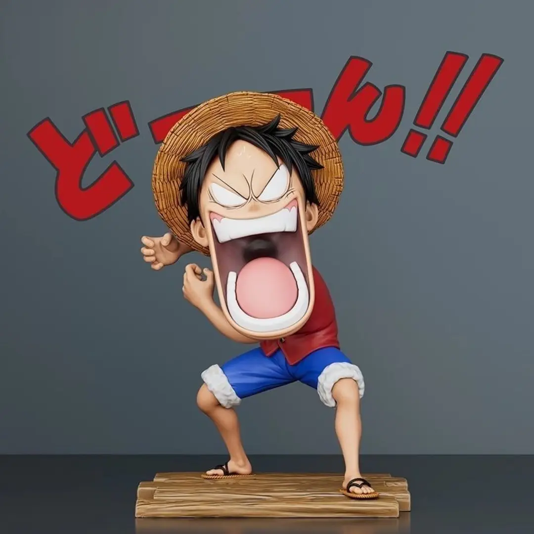 One Piece Hunger Trio Luffy, Sanji, Zoro Three Captains Anime Figure Model Statue Ornament