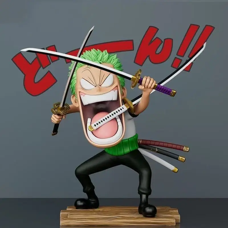 One Piece Hunger Trio Luffy, Sanji, Zoro Three Captains Anime Figure Model Statue Ornament