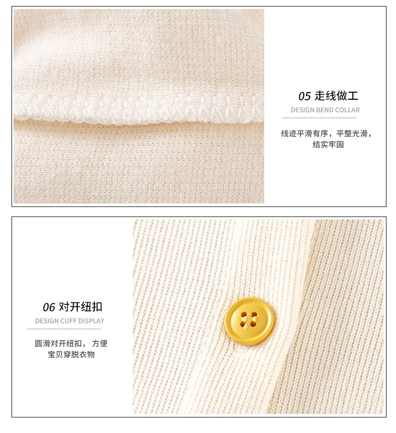 New Children's Jacket, Stylish Knitted Sweater for Girls, Spring and Autumn Baby Baseball Jacket, Versatile Sweater Cardigan for Boys — feature 17