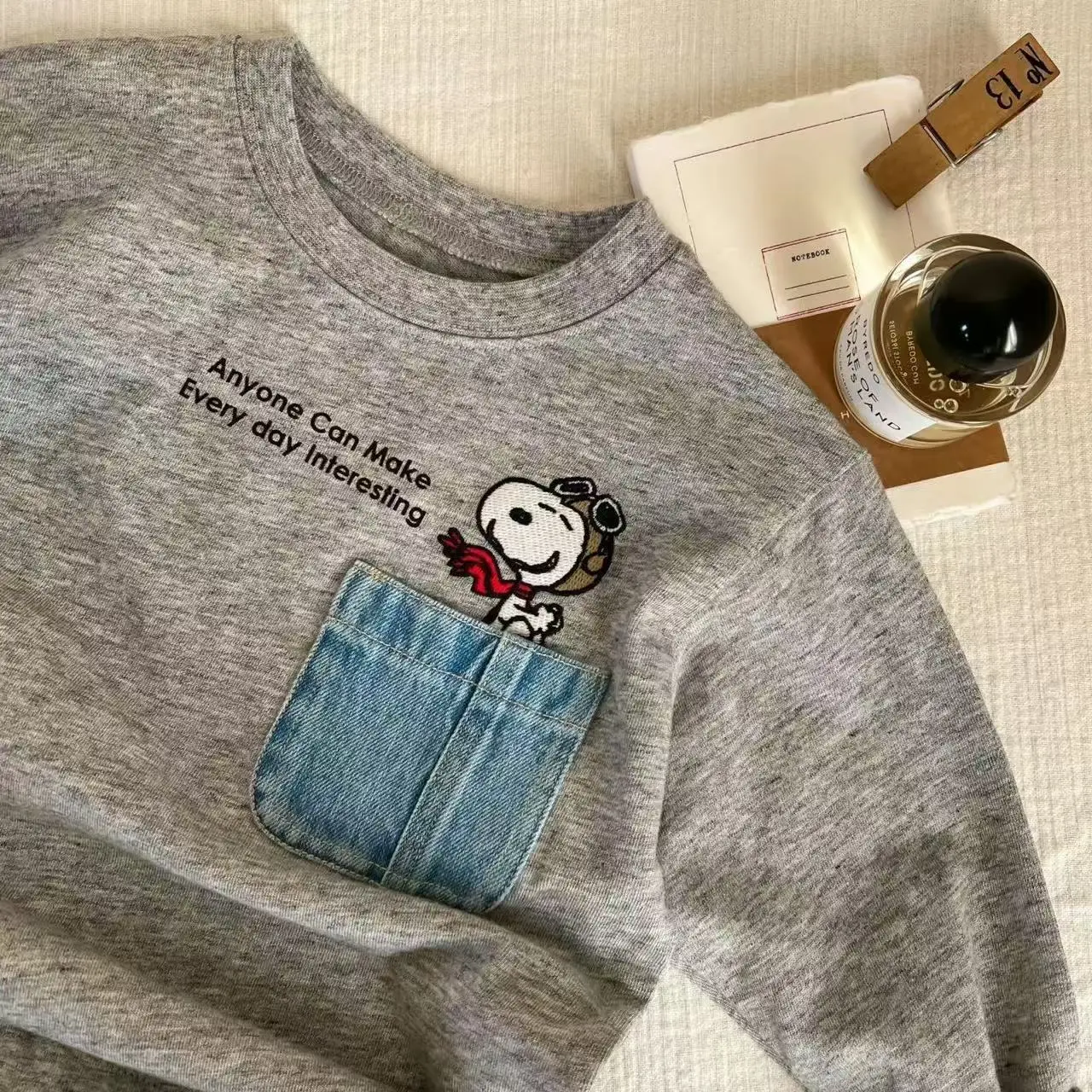 Kids Korean Cartoon T-Shirt Yellow Loose Fit - Image 2