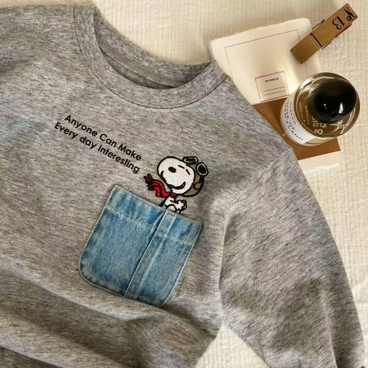 Kids Korean Cartoon T-Shirt Yellow Loose Fit - Image 4