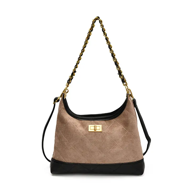 Retro Frosted Rhombus Chain Shoulder Bag for Women - Image 4