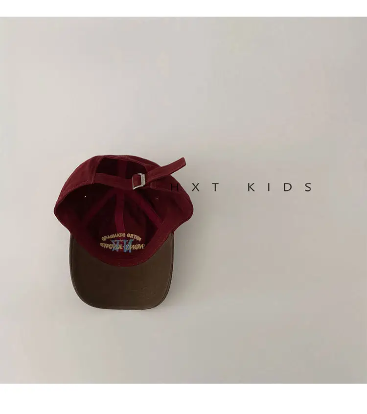 Kids Baseball Cap with NK Embroidery Green Blue — feature 9