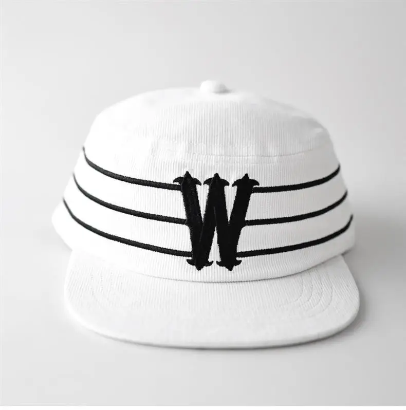 Black Unisex Cap with Letter W Design — feature 6
