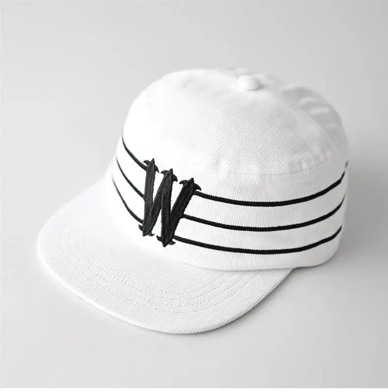 Black Unisex Cap with Letter W Design — feature 7