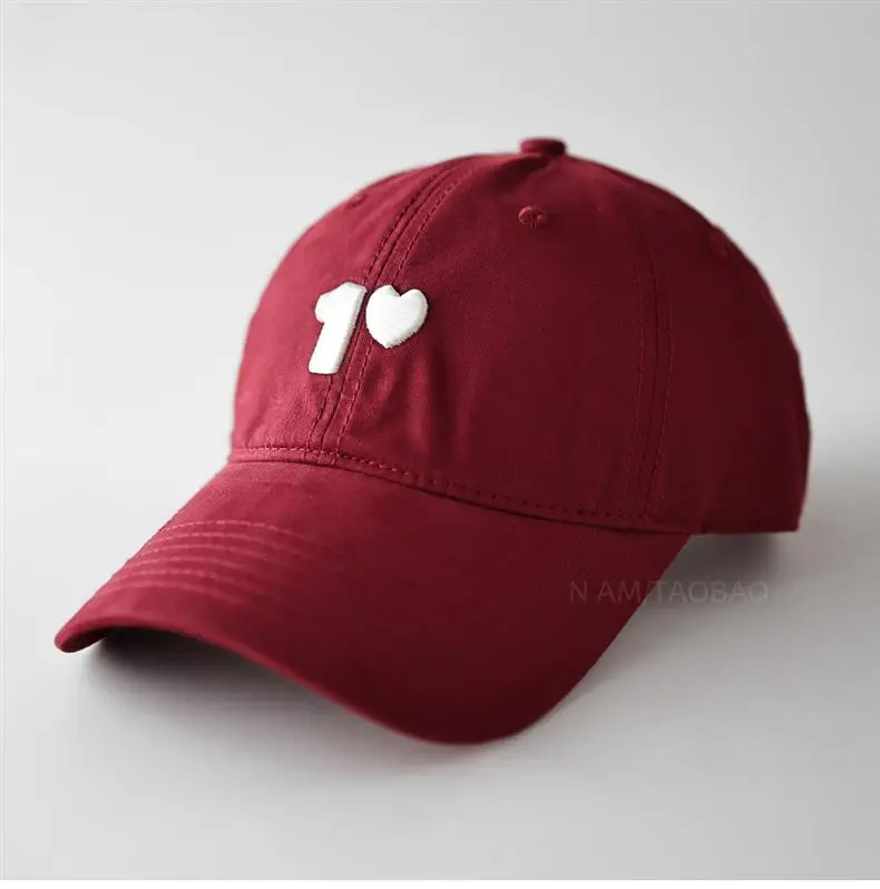 3D Heart Cap Black Unisex Baseball Cap — feature 2