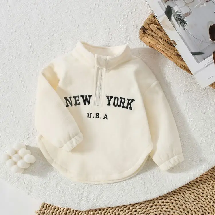 Cross-Border 2025 Autumn and Winter New Pullover Printed Infant Sweatshirt Baby Loose Casual Top Korean Version - Image 2