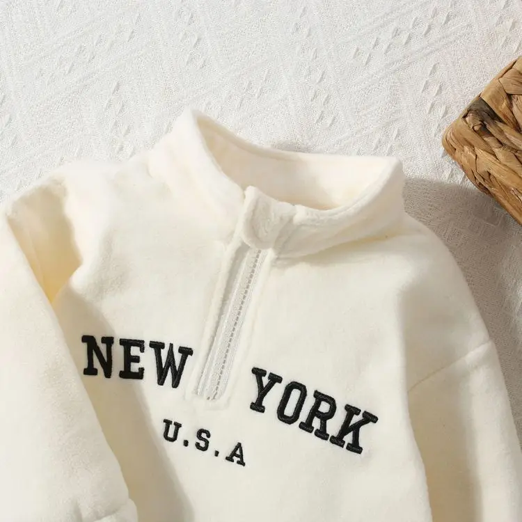Cross-Border 2025 Autumn and Winter New Pullover Printed Infant Sweatshirt Baby Loose Casual Top Korean Version — feature 3