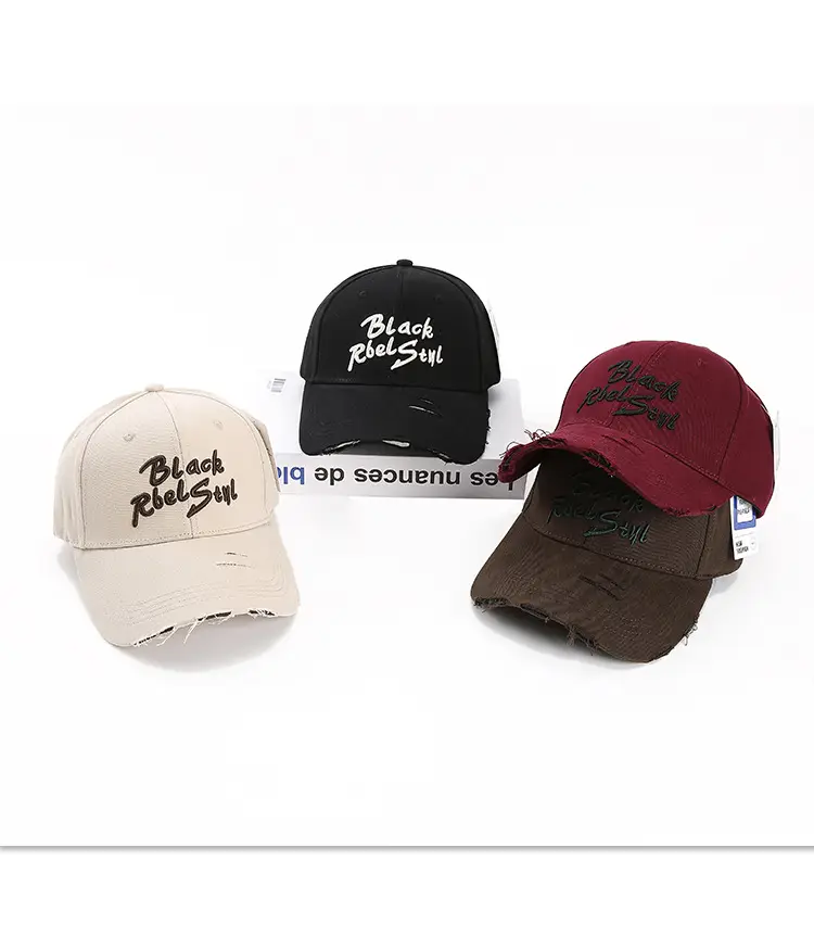 Black Embroidered Women's Cap Spring Autumn Fashion — feature 15