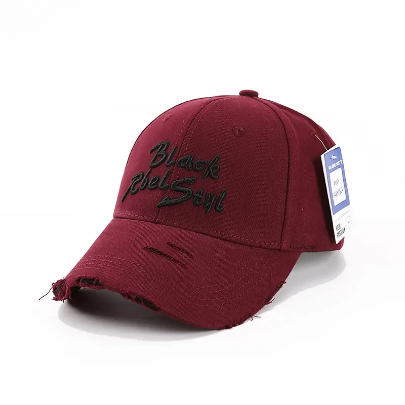 Black Embroidered Women's Cap Spring Autumn Fashion
