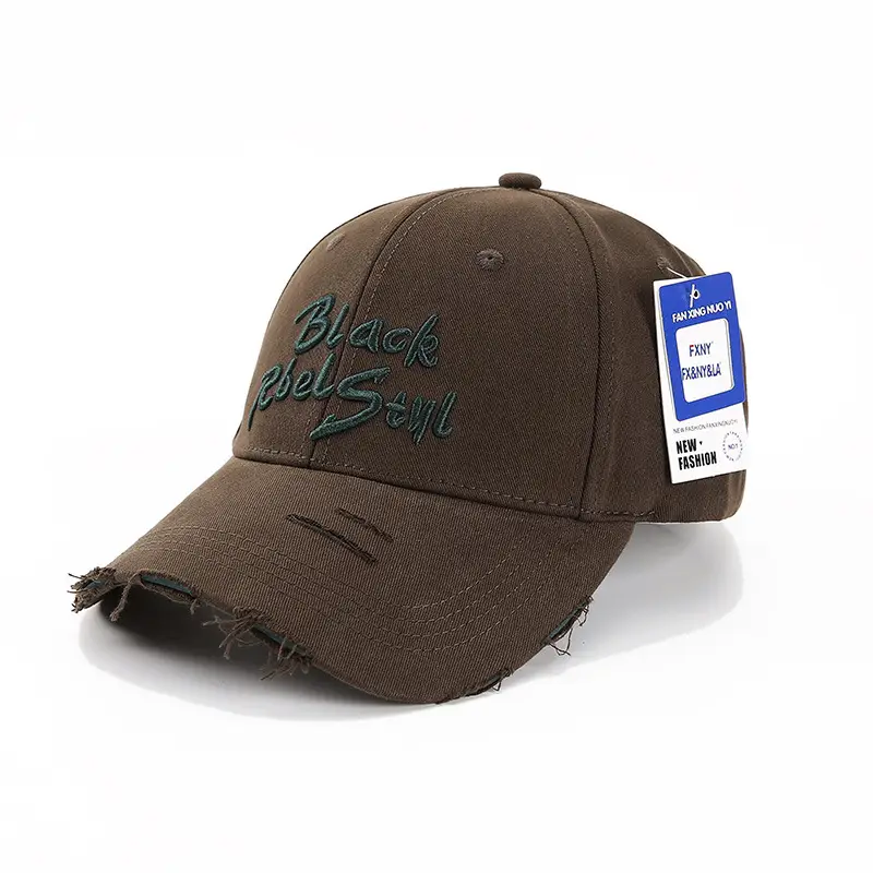 Black Embroidered Women's Cap Spring Autumn Fashion