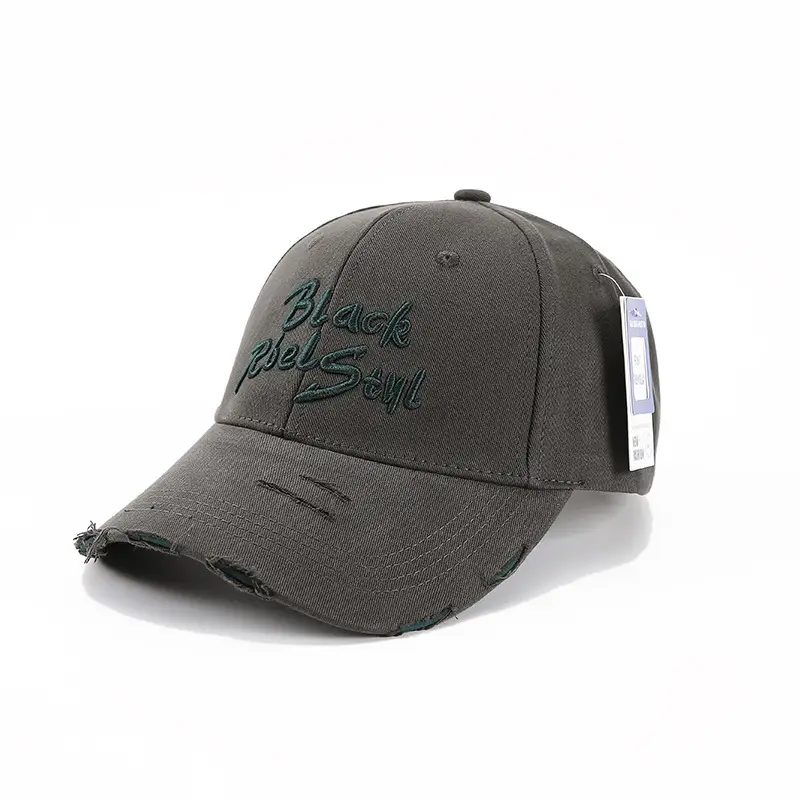 Black Embroidered Women's Cap Spring Autumn Fashion