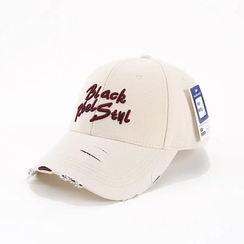 Black Embroidered Women's Cap Spring Autumn Fashion