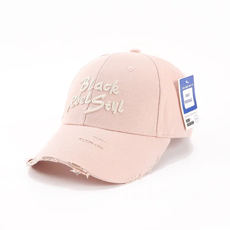 Black Embroidered Women's Cap Spring Autumn Fashion