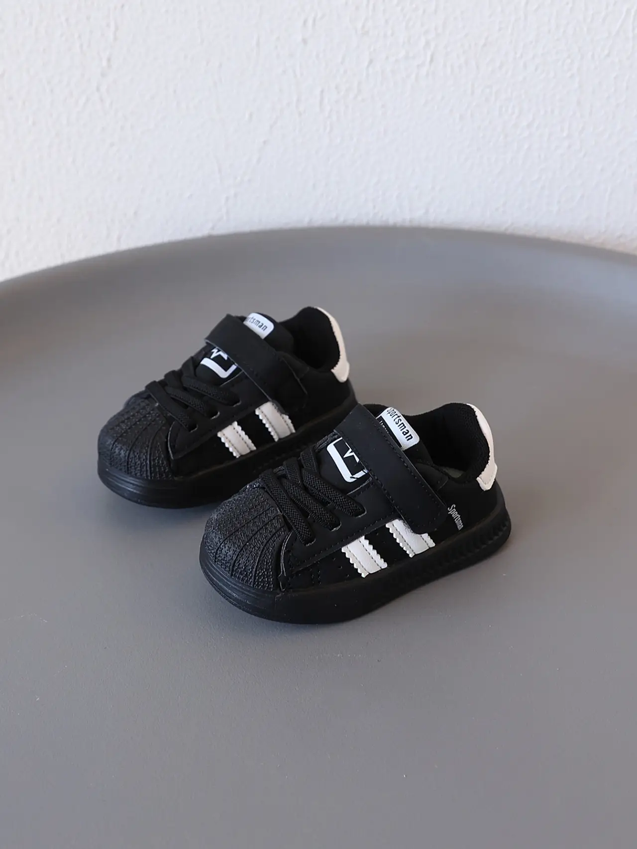 Black Classic Toddler Shoes Lightweight Sports — feature 1