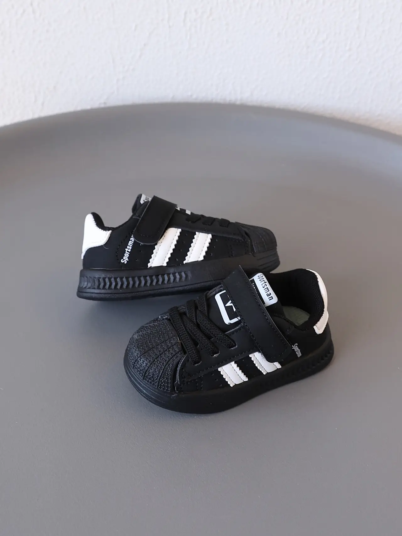 Black Classic Toddler Shoes Lightweight Sports — feature 3