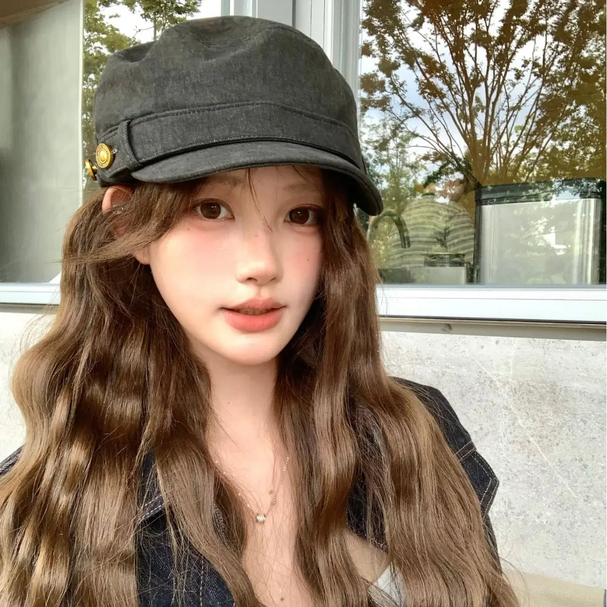 Japanese Retro Button Flat-Top Newsboy Cap for Women 2025 - Image 6