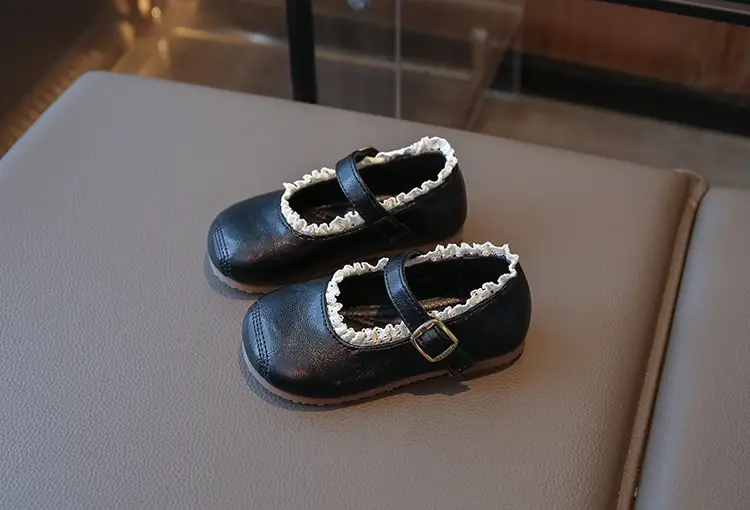 Korean Style Girls Leather Lace Shoes Autumn 2025 — feature 10