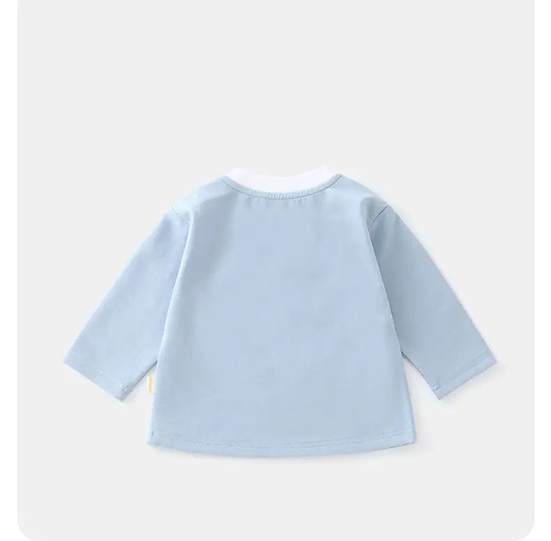 Duuduu Baby Long Sleeve T-Shirt Light Blue Kidsren — feature 11